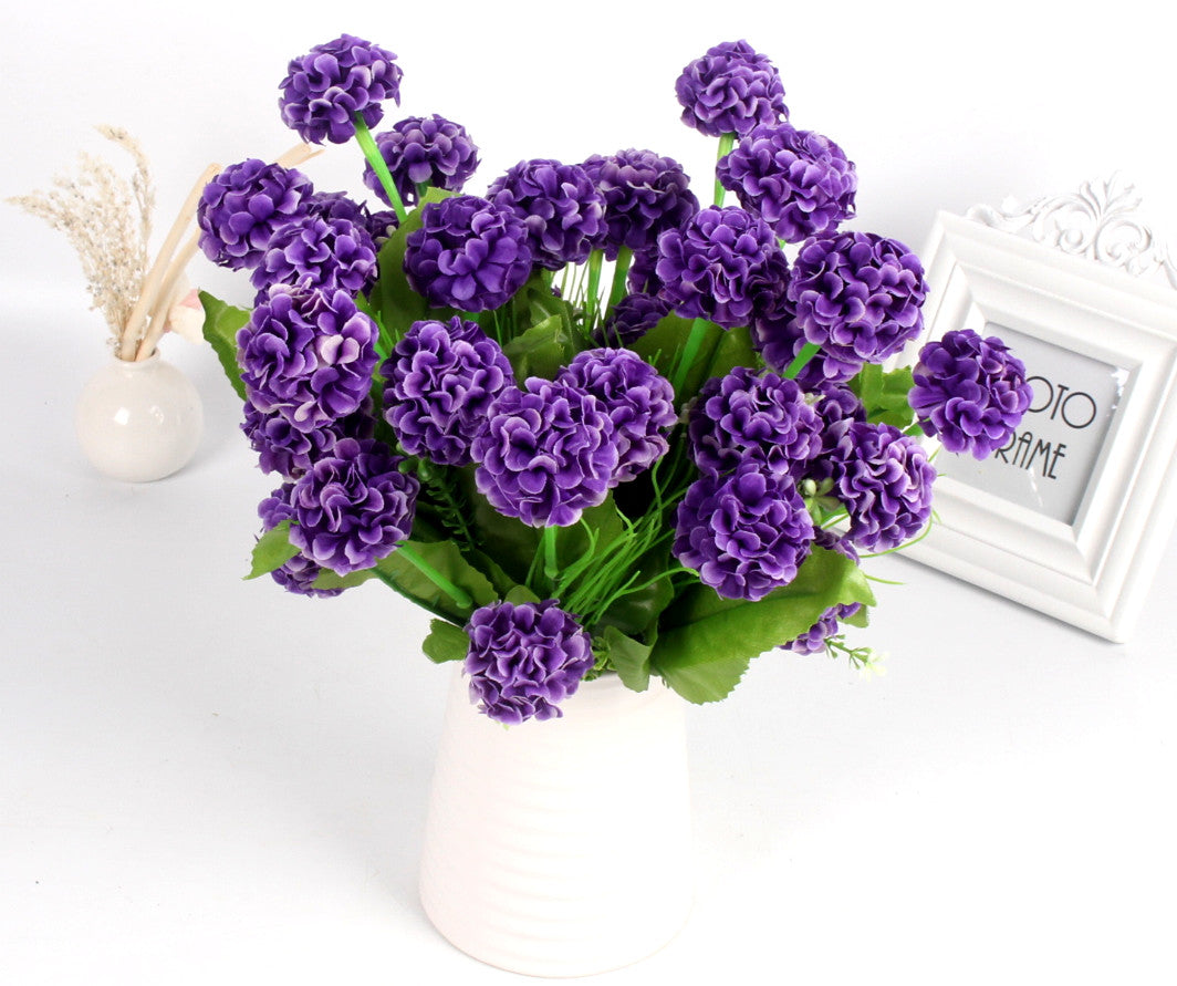 9 Heads Artificial Romantic Lavender Bouquet-home accent-wanahavit-Orange-wanahavit