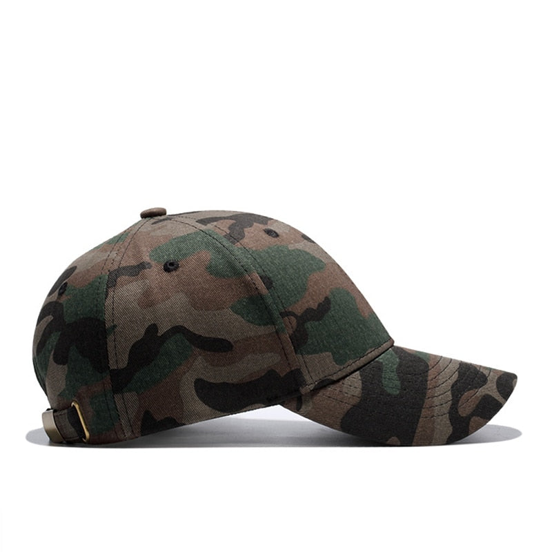High Quality Camo Baseball Cap Men Camouflage Tactical Cap Bone Masculino Dad Hats For Men Bone Beisebol Trucker Cap