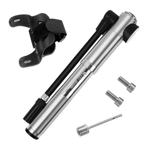 Load image into Gallery viewer, WEST BIKING MTB Road Mini Bicycle Pump 300 Psi High Pressure Cycling Air Pump Tire Inflator Hose Gauge Aluminum Alloy Bike Pump
