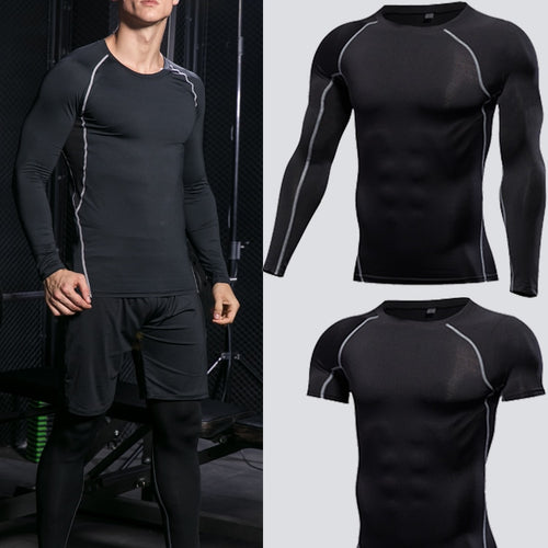 Load image into Gallery viewer, Gym Men&#39;s Sportswear Compression Fitness Tracksuits Tight Running Sports Suit Jogging Workout For Male Sweatpants Set

