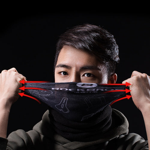 Load image into Gallery viewer, Cycling Sports Face Mask Fleece High Elasticity Breathable Running Bicycle Scarf Bike Fishing Ski Warm Mask Bandana Men
