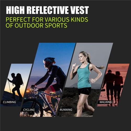 Load image into Gallery viewer, Reflective Cycling Vest Men Women Safety Bike Vests Sleeveless Breathable Quick Drying Bicycle Jacket Sports Vest
