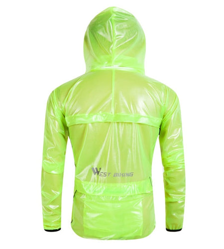 Reflective Cycling Raincoat Windproof Waterproof Windbreaker Bike Jersey Mountain Road Bicycle Bike Cycling Raincoat