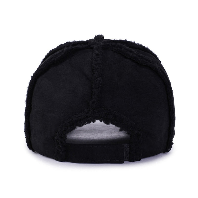 Fashion Women Baseball Cap Men Winter Snapback Casquette Femme Dad Hat Adjustable Solid Hip Hop Bone Cap