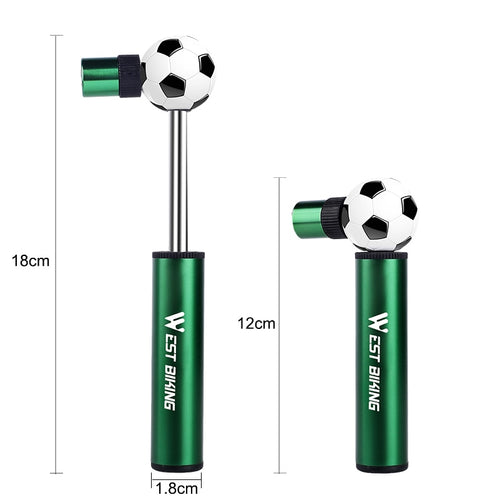 Load image into Gallery viewer, 48G Mini Soccer &amp; Basketball Bicycle Pump 90 PSI High Pressure Portable Tire Inflator Hand Air Pumps MTB Bike Pump
