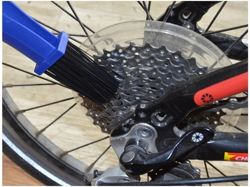 Cycling Bicycle Chain Clean Brush Gear Free Wheel Brush Cleaner Outdoor Motorcycle Cleaner Bicycle Chain Clean Tools