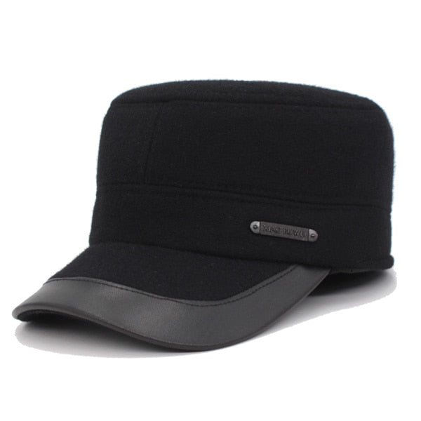 Winter Baseball Cap Men Snapback Casquette Caps Hats For Men Women Warm Thick Golf Bone Plain Flat Male Baseball Hat Cap
