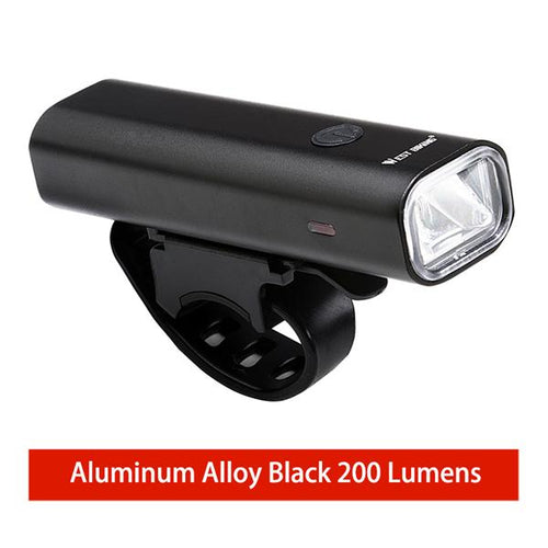 Load image into Gallery viewer, 200 Lumens Bicycle Front Light Set USB Rechargeable MTB Bike Headlight Lamp Taillight Waterproof  LED Cycling Light
