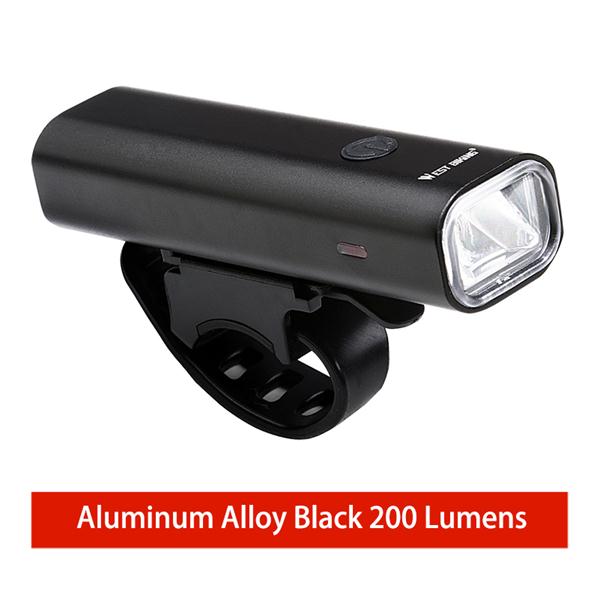 200 Lumens Bicycle Front Light Set USB Rechargeable MTB Bike Headlight Lamp Taillight Waterproof  LED Cycling Light