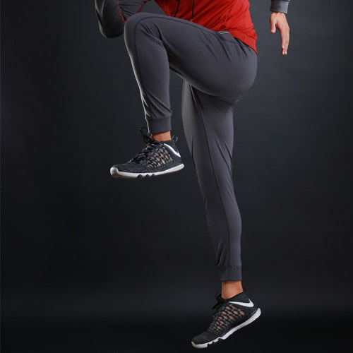 Load image into Gallery viewer, Autumn winter Men Running Training Pants Sport Trousers Jogging soccer Basketball Gym Fitness Sports Sweatpants zipper Pocket
