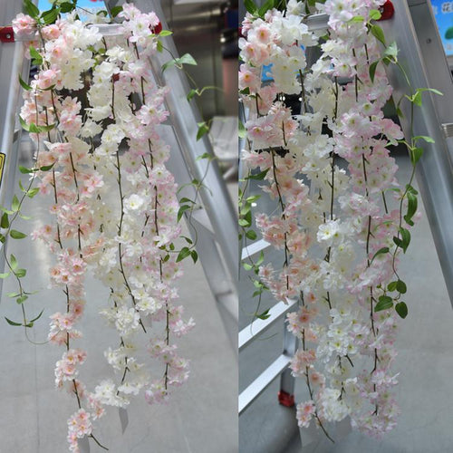 Load image into Gallery viewer, 1.8m Artificial Cherry Blossom Vine-home accent-wanahavit-Light pink A-wanahavit
