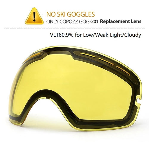 Load image into Gallery viewer, Double brightening lens for ski goggles of Model GOG-201 increase the brightness Cloudy night to use(only lens)
