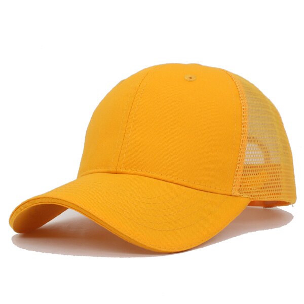 Baseball Cap Summer Solid Male Hats Caps For Men Women Mesh Snapback Gorras Female Casual Hip Hop Dad Casquette Caps