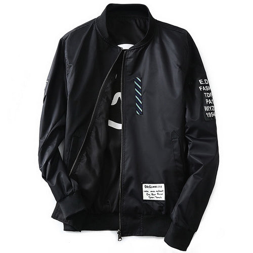 Load image into Gallery viewer, Pilot with Patches Bomber Pilot Jacket-men-wanahavit-Black-M-wanahavit
