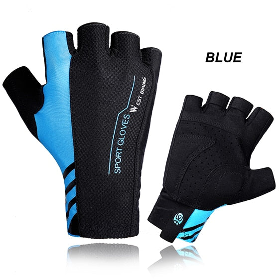 Summer Cycling Gloves Half Finger Men Women Shockproof Breathable Bicycle Gloves Ciclismo MTB Road Bike Gloves