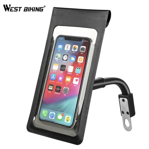 Waterproof Bicycle Bag Mobile Phone Bag Cycling 6.0 Inch Touch Screen Motorcycle MTB Bike Mount for iPhone Samsung
