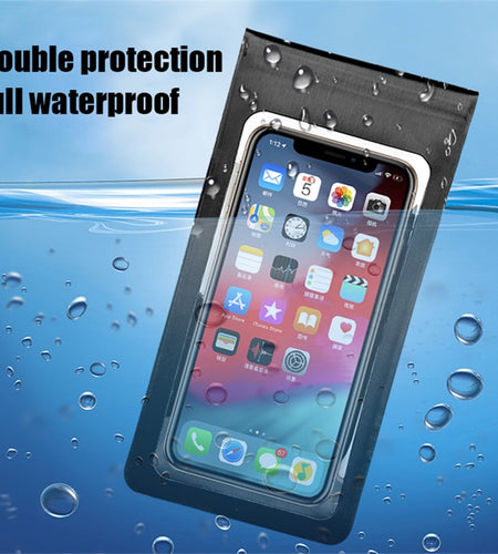 Waterproof Bicycle Bag Mobile Phone Bag Cycling 6.0 Inch Touch Screen Motorcycle MTB Bike Mount for iPhone Samsung