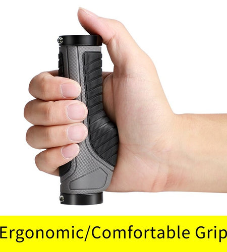 MTB Bicycle Handlebar Rubber Grips Ergonomic Bike Accessories Ring Lockable Non-slip Shock Absorption Bicycle Grips