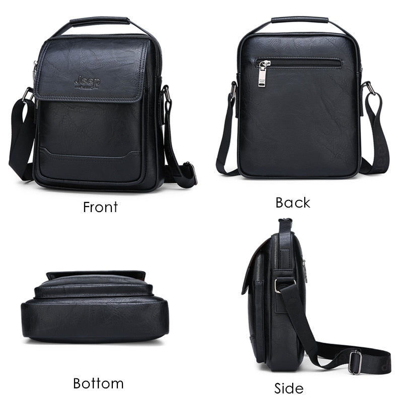 Handbags Business Men Bag New Fashion Men's Shoulder Bags High Quality Leather Casual Messenger Bag New Style
