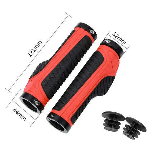 Load image into Gallery viewer, MTB Bicycle Handlebar Rubber Grips Ergonomic Bike Accessories Ring Lockable Non-slip Shock Absorption Bicycle Grips
