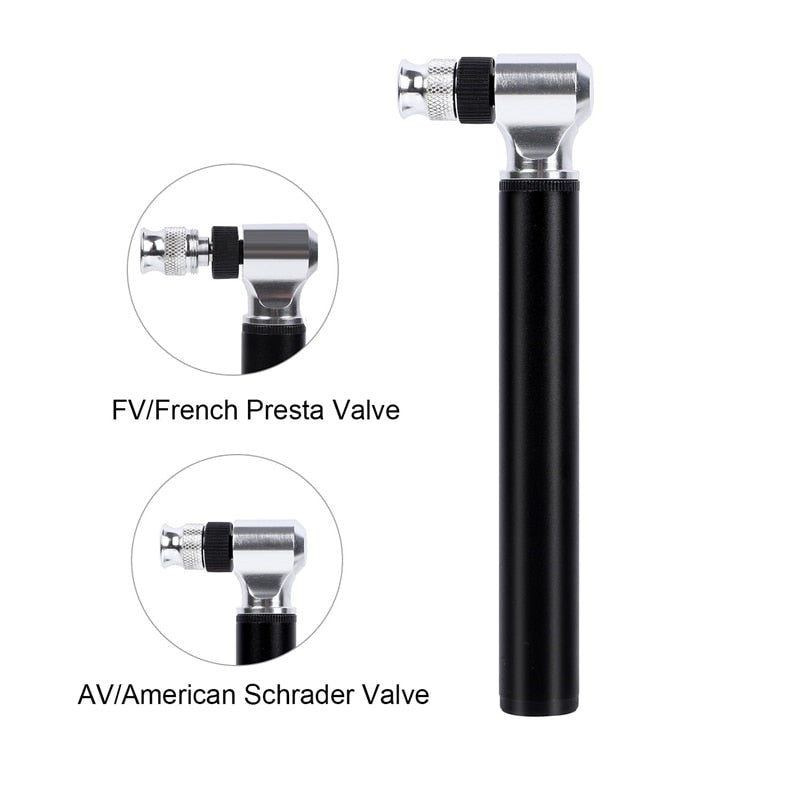 Mini 300 Psi Bike Pump MTB Road Bicycle Hand Air Pump Bike Tire Lever Patch Schrader Presta Valve Cycling Pump