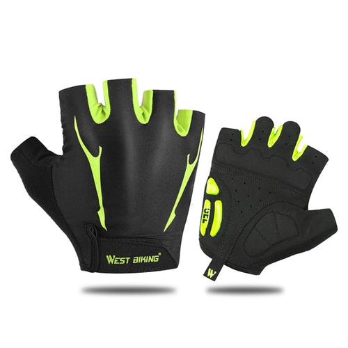 Load image into Gallery viewer, Breathable Cycling Gloves GEL Liquid Silicone Palm Non-slip Sports Full Finger Bicycle Glove Half Finger Bike Gloves
