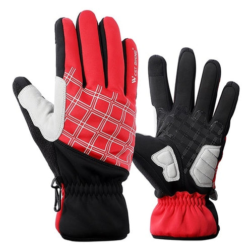 Load image into Gallery viewer, Winter Thermal Gloves Cycling Skiing Full Finger Gloves Outdoor Sports Waterproof Touch-screen Ski Snow Gloves
