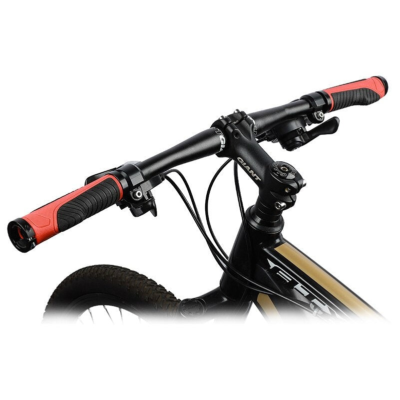 MTB Bicycle Handlebar Rubber Grips Ergonomic Bike Accessories Ring Lockable Non-slip Shock Absorption Bicycle Grips