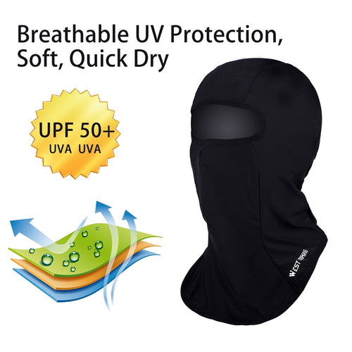 Load image into Gallery viewer, Breathable Thin Cycling Face Mask Ice Fabric Cool Balaclava Anti-UV Windproof Road MTB Bike Mask Bicycle Face Mask
