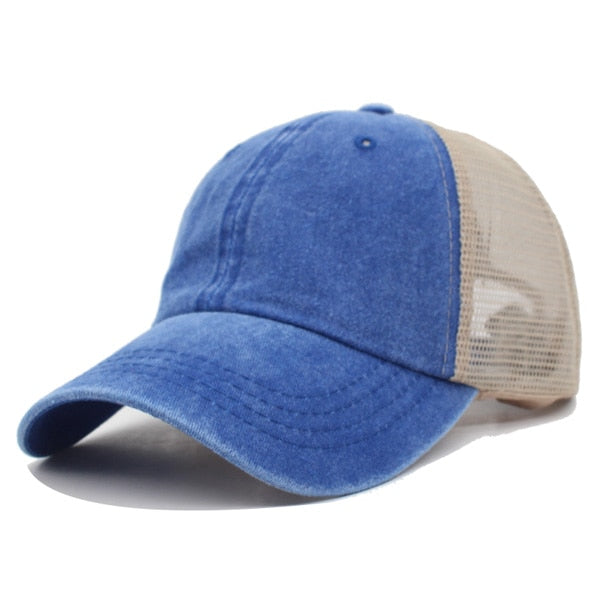 Summer Baseball Cap Women Male Gorras Snapback Cap Hat Hip Hop Mesh Adjustable Bone Casquette Hats For Men Women Dad Caps