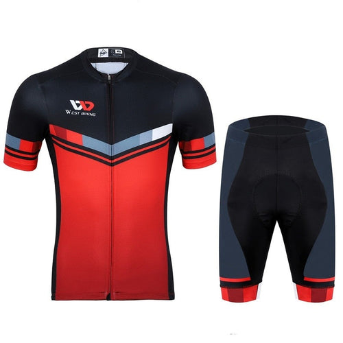 Load image into Gallery viewer, Summer Sports Cycling Jerseys Set Breathable Quick Dry MTB Bicycle Clothes Gel Pad Cycling Sets Short Sleeve Suit
