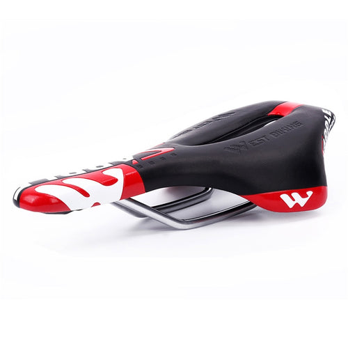 Load image into Gallery viewer, Bicycle Saddle Skidproof Bike Saddle Seat Cushion MTB Hollow  Road Mountain Red Cycling Bicycle Bike Saddle
