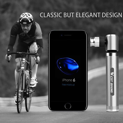 Load image into Gallery viewer, Mini Portable Aluminium Alloy Bicycle Air Pump 160 PSI Tire Inflator Ultra Light MTB Accessories Road Bike Pump
