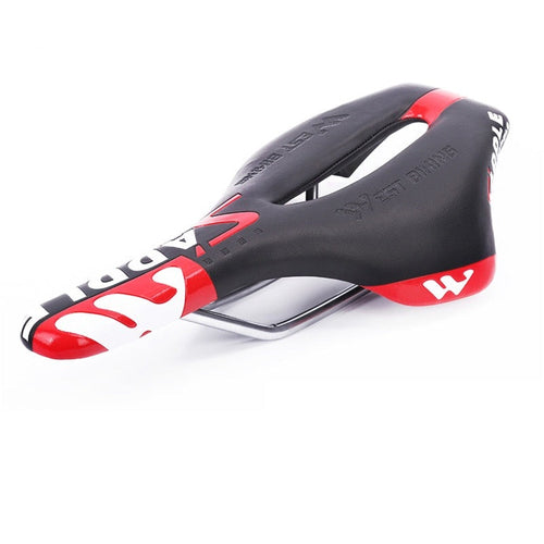 Load image into Gallery viewer, Bicycle Saddle Skidproof Bike Saddle Seat Cushion MTB Hollow  Road Mountain Red Cycling Bicycle Bike Saddle
