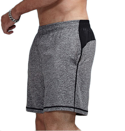 Patchwork Elastic Casual Jogger Shorts-men fashion & fitness-wanahavit-Gray-M-wanahavit