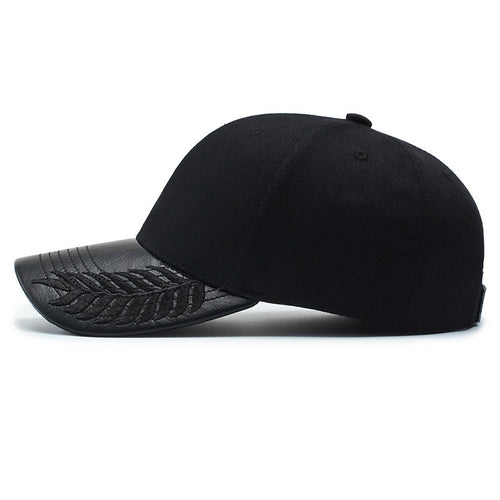 Load image into Gallery viewer, Fashion 3D Embroidery Black Cap Men&#39;s Baseball Cap Women Snapback Hat Solid Quality Hip Hop Cap Bone
