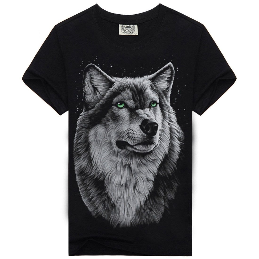 Indian & Wolf Print Casual T Shirt-men-wanahavit-TXSMT16-M-wanahavit