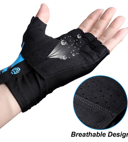 Summer Cycling Gloves Half Finger Men Women Shockproof Breathable Bicycle Gloves Ciclismo MTB Road Bike Gloves