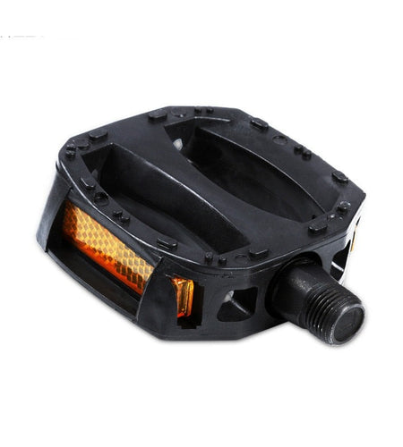 Kids Bicycle Pedals Ultralight Anti-Slip Plastic Safety Warning Reflector Children Cycling 9/16 1/2 Kids Bike Pedals