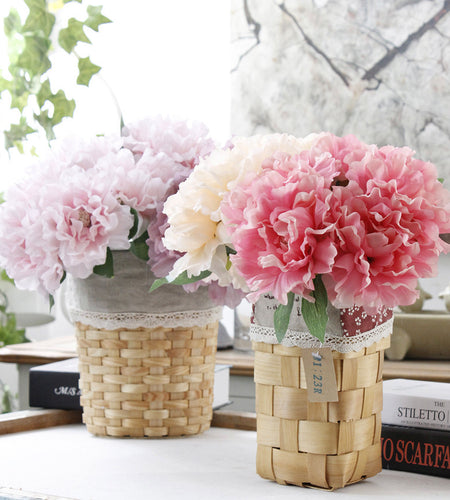 One Bouquet Rafi Silk Peony-home accent-wanahavit-Pink-wanahavit