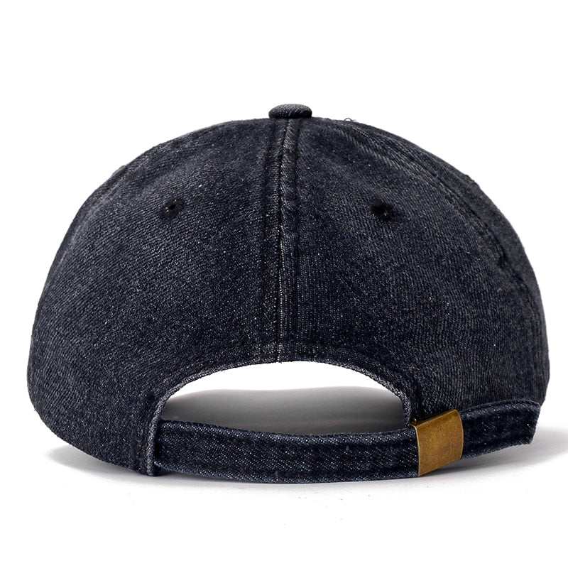 Denim Cap High Quality Hole Baseball Cap Leisure Cotton Cap For Men And Women Outdoor Sports Streetwear Hat Cap