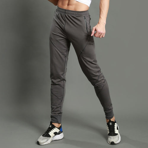 Load image into Gallery viewer, Men running pants sports outdoor jogging elastic fitness gym football soccer basketball training pants Slim Skinny trousers
