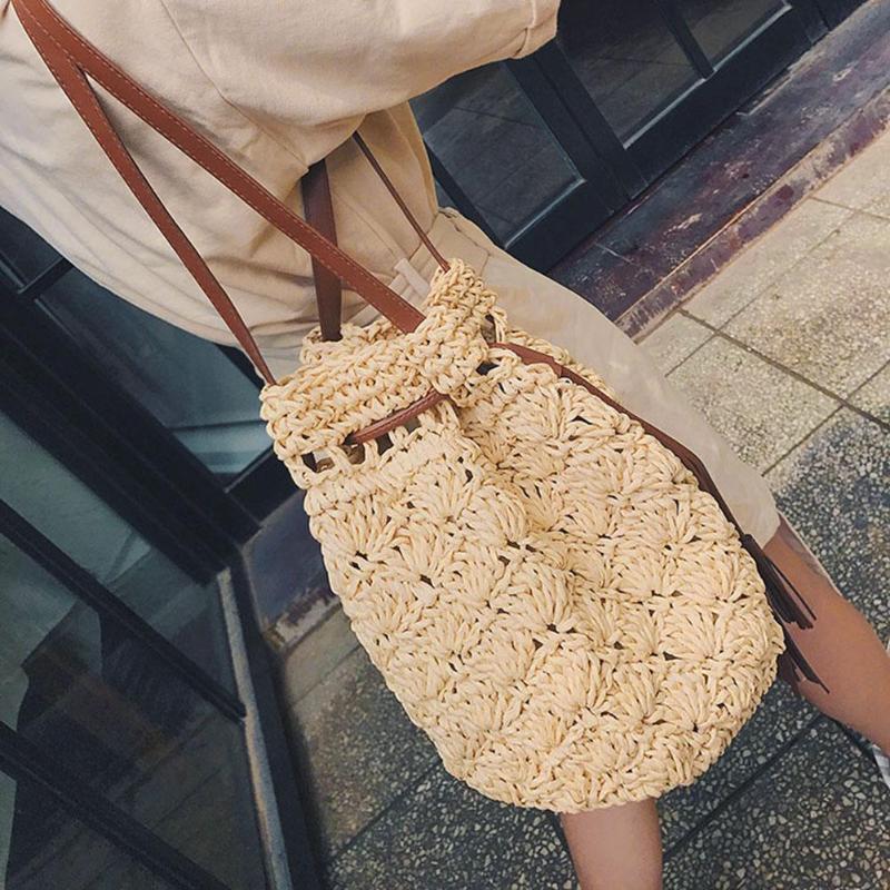 Casual Bucket Drawstring Shoulder Bag-women-wanahavit-wanahavit