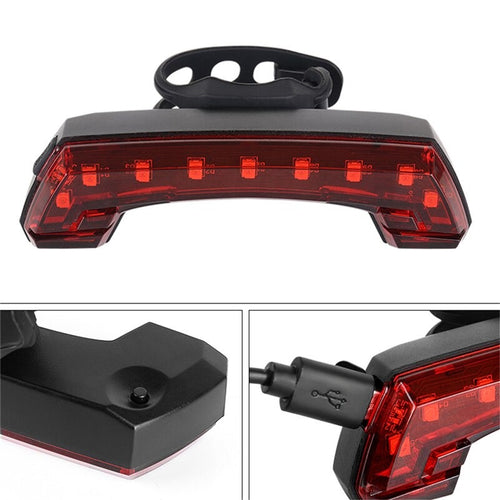 Load image into Gallery viewer, Bike Tail Light Turn Signal Warning Cycling Rear Lights Smart Wireless Remote Control Horn Light MTB Bicycle Light
