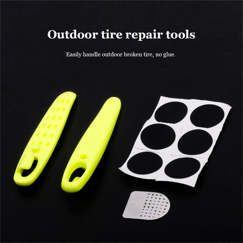 Load image into Gallery viewer, Mountain Bike Tire Repair Tools Portable No Glue Chip Tyre Spoon Bicycle Road Bike Cycling Tire Repair Tools Set
