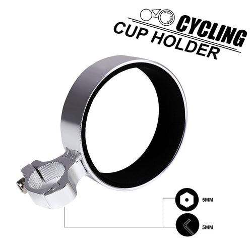 Load image into Gallery viewer, Bicycle Bottle Holder Cage Cycling Bottle Coffee Cup Holder Tea Cup Bike Bracket Aluminum Bicycle Bottle Cage Holder
