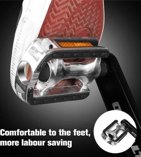 Ultralight Bike Pedals Anti-slip Aluminum Alloy Cycling Pedals 14mm Thread Diameter Mountain Road Bicycle Pedal