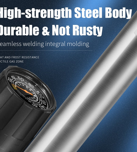 Bike Floor Pump 120/160PSI High Pressure Cycling Pump Air Inflator Schrader Presta Valve Road MTB Bicycle Tire Pump