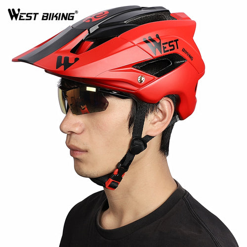 Load image into Gallery viewer, Bike Helmet Ultralight-Molded Bicycle Helmet Safety Caps Mountain Bikes MTB Cycling Helmet Casco Ciclismo 56-62 CM

