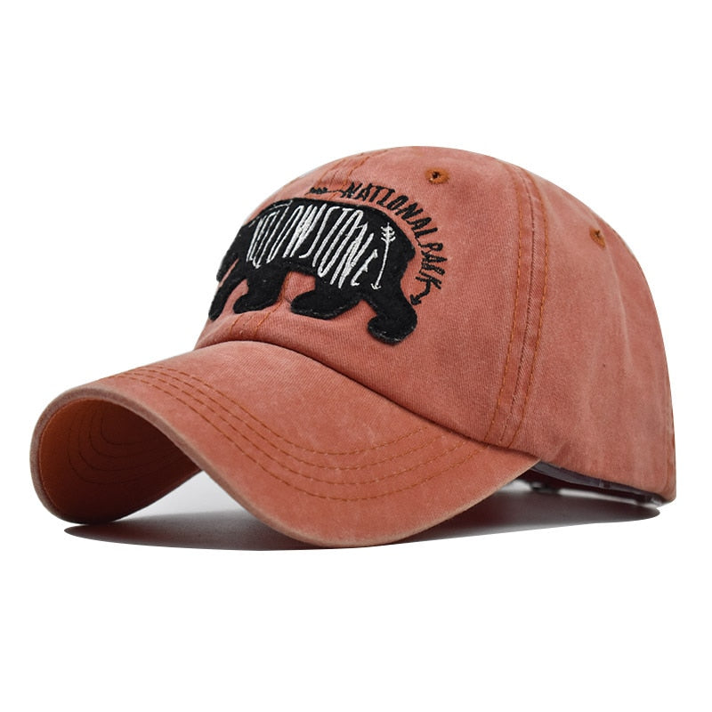 Bear pattern cotton cap Baseball Caps Outdoor Sport Hat Snapback hats for Men casquette women Leisure wholesale Accessories